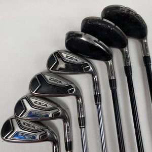 Adams Idea A7 OS Iron Set 4HY-6HY+7- PW Regular Graphite & Steel Mens RH