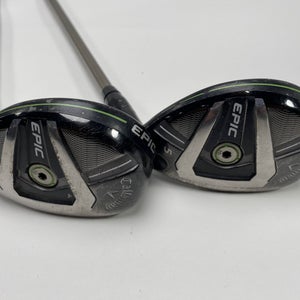 Callaway Epic 4 & 5 Hybrid Set 22* 25* UST Mamiya Recoil ES 450 F1 Ladies RH