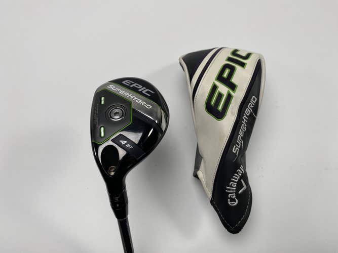 Callaway EPIC Super 4 Hybrid 21* AeroTech SteelFiber FC 75 F3 Regular LH HC