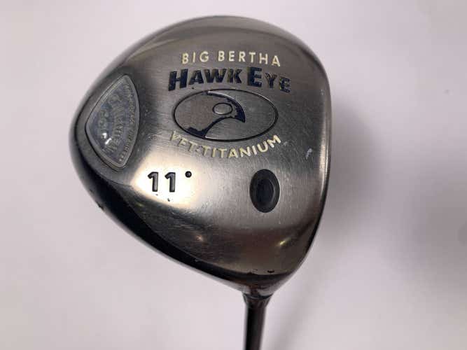 Callaway Hawkeye VFT Driver 11* Big Bertha System 60 Regular Graphite Mens RH