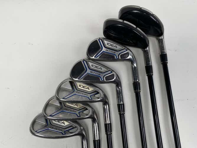 Adams Idea A7 OS Iron Set 5HY-6HY 7-PW+SW Grafalloy Lite Flex Graphite RH