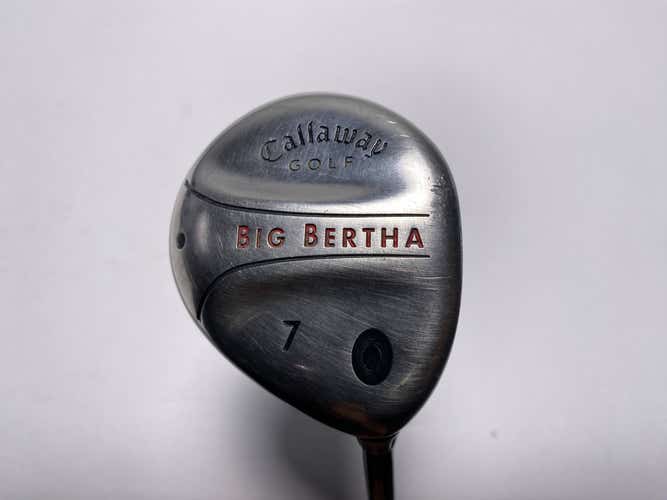 Callaway Big Bertha 2004 7 Fairway Wood 21* RCH 75w Firm Graphite Mens RH