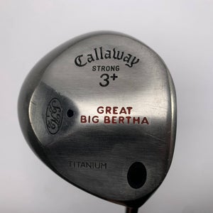 Callaway Original Great Big Bertha 3+ Fairway Wood 15* RCH 36 Firm Mens RH