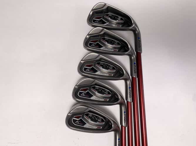 Ping K15 Iron Set 6-PW Blue Dot 1* Up TFC149 Regular Graphite Mens RH