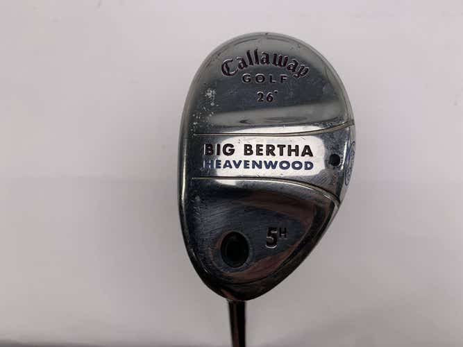 Callaway Big Bertha Heavenwood 5 Hybrid 26* Gems 55 55g Ladies LH