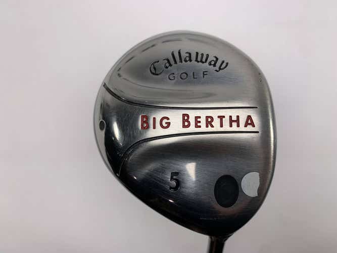 Callaway Big Bertha 2004 5 Fairway Wood 18* RCH 75w Regular Graphite Mens RH