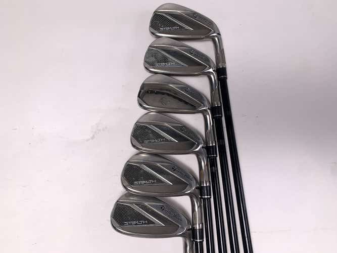 TaylorMade Stealth Iron Set 5-PW Fujikura Ventus Red 5A Senior Graphite Mens RH