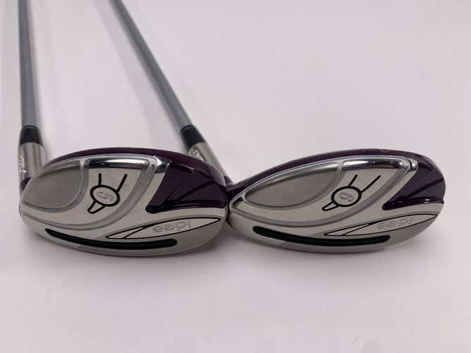 Adams Idea Womens 2014 5 & 6 Hybrid Set 25* 28* Idea Womens 50g Ladies RH