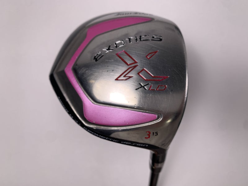 Tour Edge Exotics XLD 3 Fairway Wood 15* Graphite Design YS Exotics Ladies RH