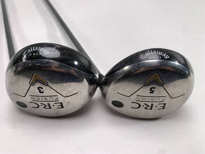 Callaway ERC 3 & 5 Fairway Wood Set 15* 18* RCH System 50 Ladies Graphite RH