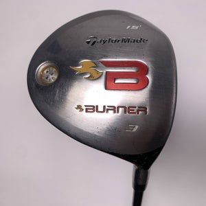 TaylorMade Burner 2008 3 Fairway Wood 15* REAX 49g Regular Graphite Mens RH