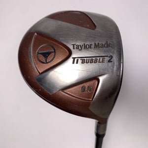 TaylorMade Ti Bubble 2 Driver 9.5* 90g Stiff Graphite Mens RH