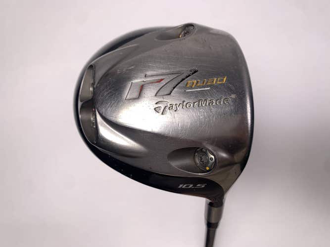 TaylorMade R7 Quad Driver 10.5* MAS2 65g Regular Graphite Mens RH