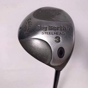 Callaway Steelhead 3 Fairway Wood 15* RCH 99 Regular Graphite Mens RH