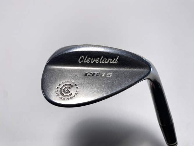 Cleveland CG15 Satin Chrome Lob Wedge LW 60* 12 Bounce Wedge Steel Mens RH