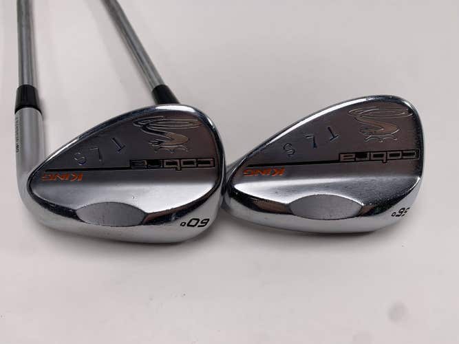 Cobra KING Wedge Set 56* 10 | 60* 8 Project X PXi 6.0 Stiff Graphite Mens RH