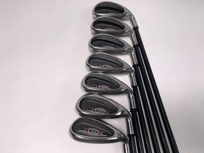 Callaway Big Bertha 2002 Iron Set 4-9+GW RCH 75i Senior Graphite Mens RH