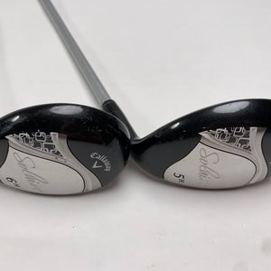 Callaway Solaire 5 & 6 Hybrid Set 25* 28* Ladies Graphite Womens RH HC