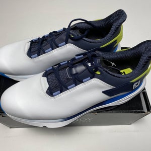 FootJoy Pro / SLX Golf Shoes White Blue Yellow Men's SZ 13 (56914)