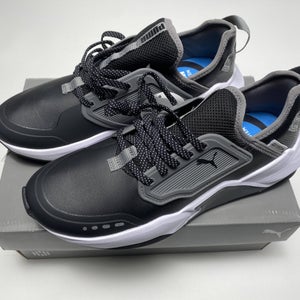Puma GS.One Golf Shoes Black Gray Men's SZ 8.5 (195405 02)