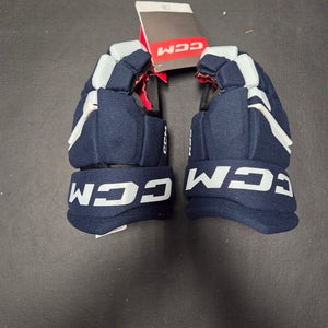 New Junior CCM Next Gloves 10" navy