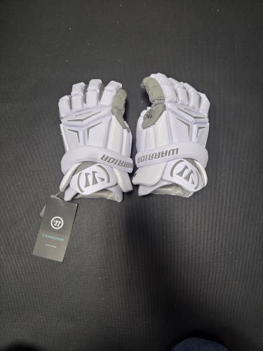 Brand new Warrior Franchise Lacrosse Gloves Extra Large 14" Large White