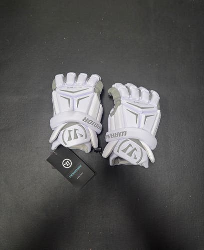 Brand new Warrior Franchise Lacrosse Gloves Medium 12" White