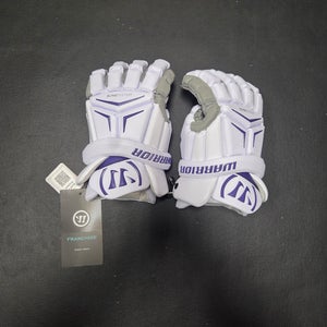 Brand new Warrior Franchise Lacrosse Gloves Medium 12" White/purple