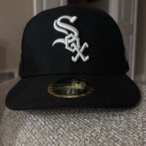 Black Men's 7 3/8 New Era Hat (New)