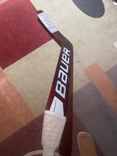 CUSTOM Bauer Ultrasonic Goalie Stick - 2020 Model, 27” Paddle, 87 Flex, P31 Curve.