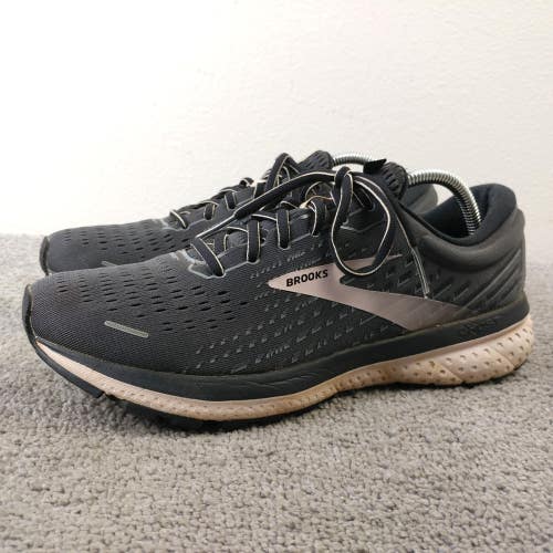 Brooks Ghost 13 Womens Size 11.5 Running Shoes Low Top Trainers Gray Sneakers