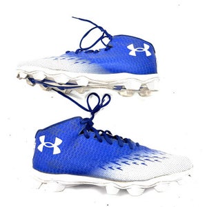 Used Under Armour Adult FB Cleats Royal Blue Senior 14 11860-C000302369