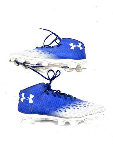 Used Under Armour Adult FB Cleats Royal Blue Senior 14 11860-C000302369