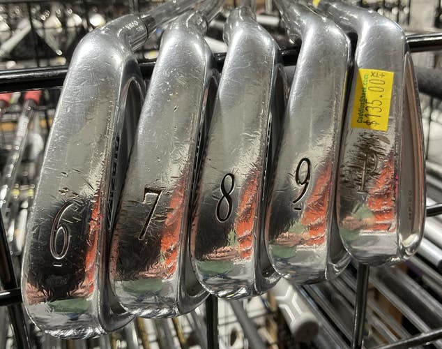 Mizuno MP-60 6-P Irons Set DYNAMIC GOLD S300 Stiff Flex Steel Shaft RH USED