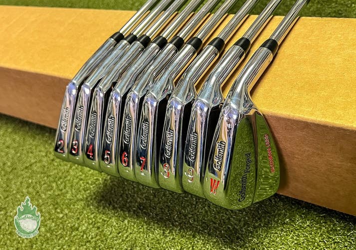 Used RH Golfsmith Forged Professional Grind Irons 2-PW Stiff Steel Golf Set
