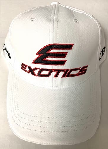Tour Edge Exotics CB Pro Golf Cap (White, Adjustable) Hat NEW