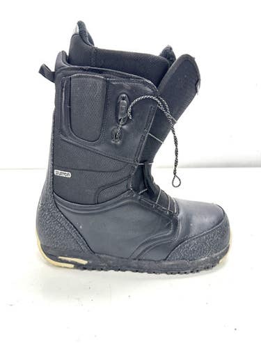 Used Burton RULER LACE Mens Snowboard Boots Black Senior 13 11860-C000302313