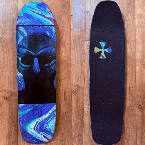 Pocket Pistols Skateboards MF DOOM Tribute Custom Skateboard Deck 8.75 (Limited)