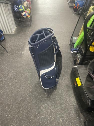 Used STICK BAG Mens Stand Bag Navy Blue 11337-S000476486