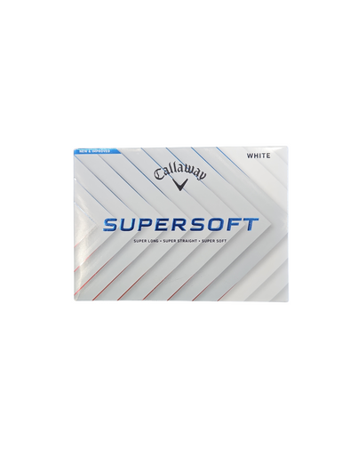 Used Callaway SUPERSOFT WHITE 12 Pack - Golf Balls 11850-S000022582