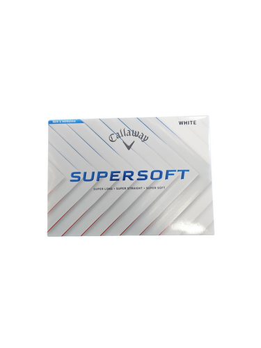 Used Callaway SUPERSOFT WHITE 12 Pack - Golf Balls 11850-S000022583