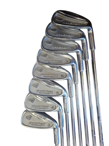 Used Dunlop OVERSIZE REACTION Mens Iron Set RH 3I-PW 11850-S000022548