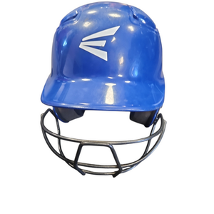 Used Easton BLUE HELMET Batting Helmet w/Mask Royal Blue LG 11850-S000022546