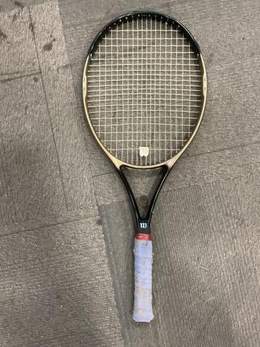 Used Wilson PRO STAFF 4.0 Adult Tennis Racquet Black Unknown 11614-S000227378