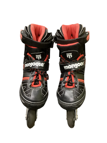 Used Mongoose ADJUSTABLE Junior Rec Fitness Skates Black Adjustable 11613-S000173991