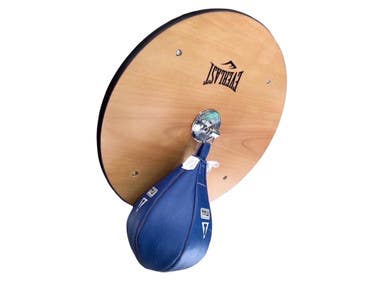 Used Everlast SPEED BAG WITH MOUNT Boxing Speed Bag Royal Blue 11760-S000085541