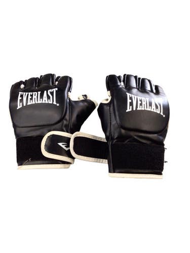 Used Everlast Heavy Bag Gloves Black S/M 11760-S000085544