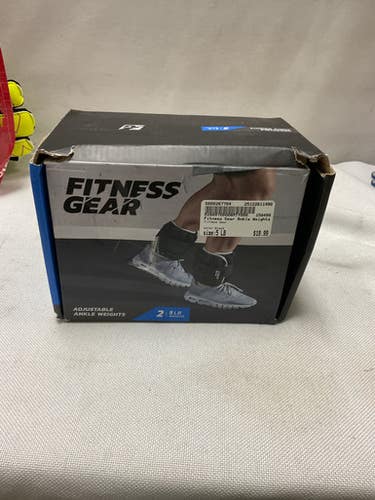Used Fitness Gear Ankle Weights Black 5 lb 11490-S000267704