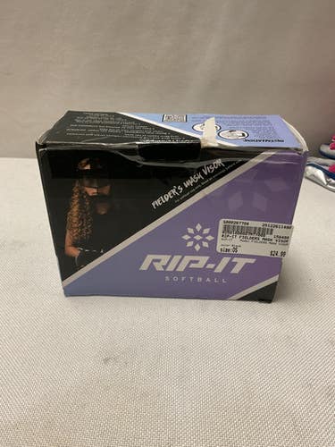 Used RIP-IT FIELDERS MASK VISOR BB/SB Fielders Mask Black One Size 11490-S000267708