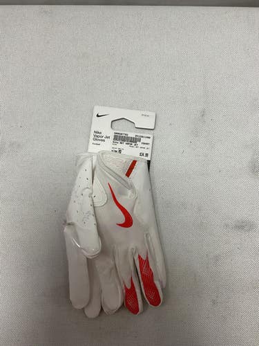 Used Nike ADT VAPOR JET FB Gloves White MD 11490-S000267702